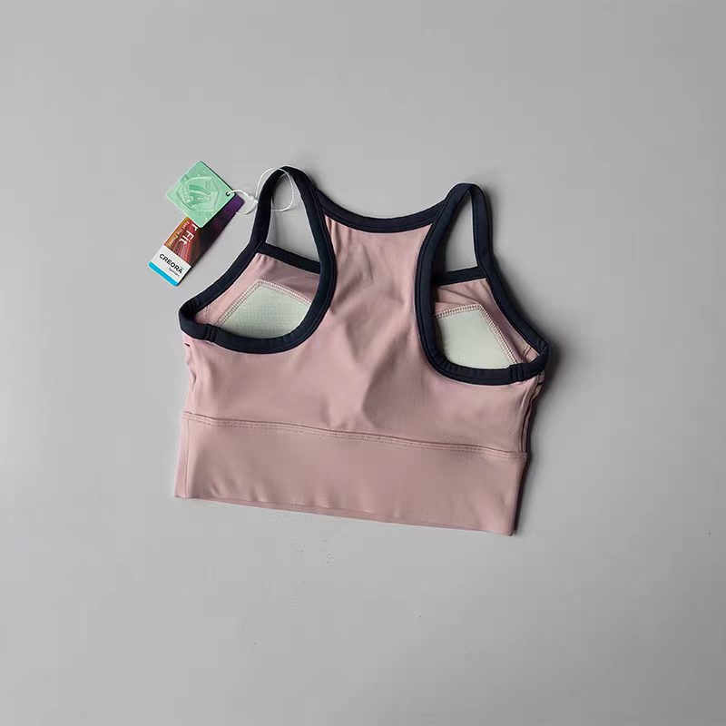 Sports Bra High Impact - Women Color Block Sports Bra with