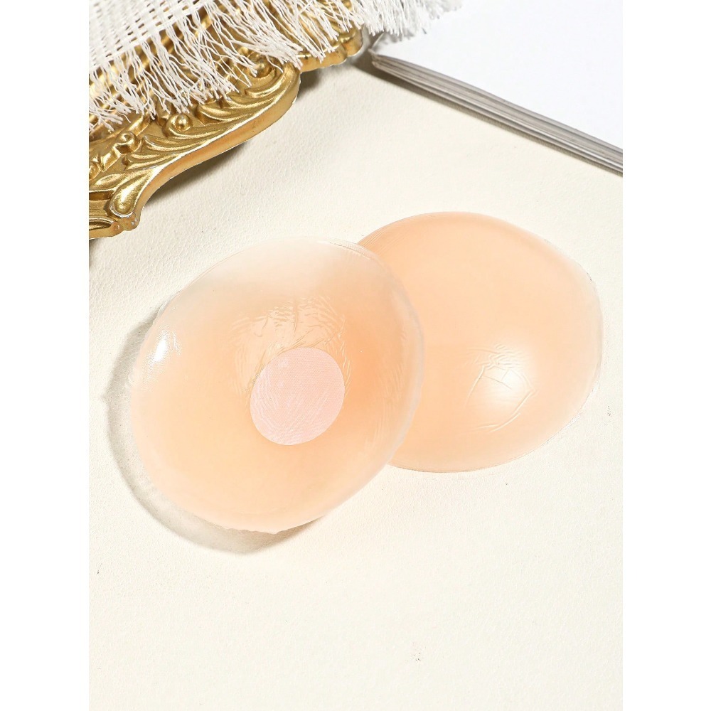 Nipple Cover Pasties - 6 Pairs Individually Packed Nude Round