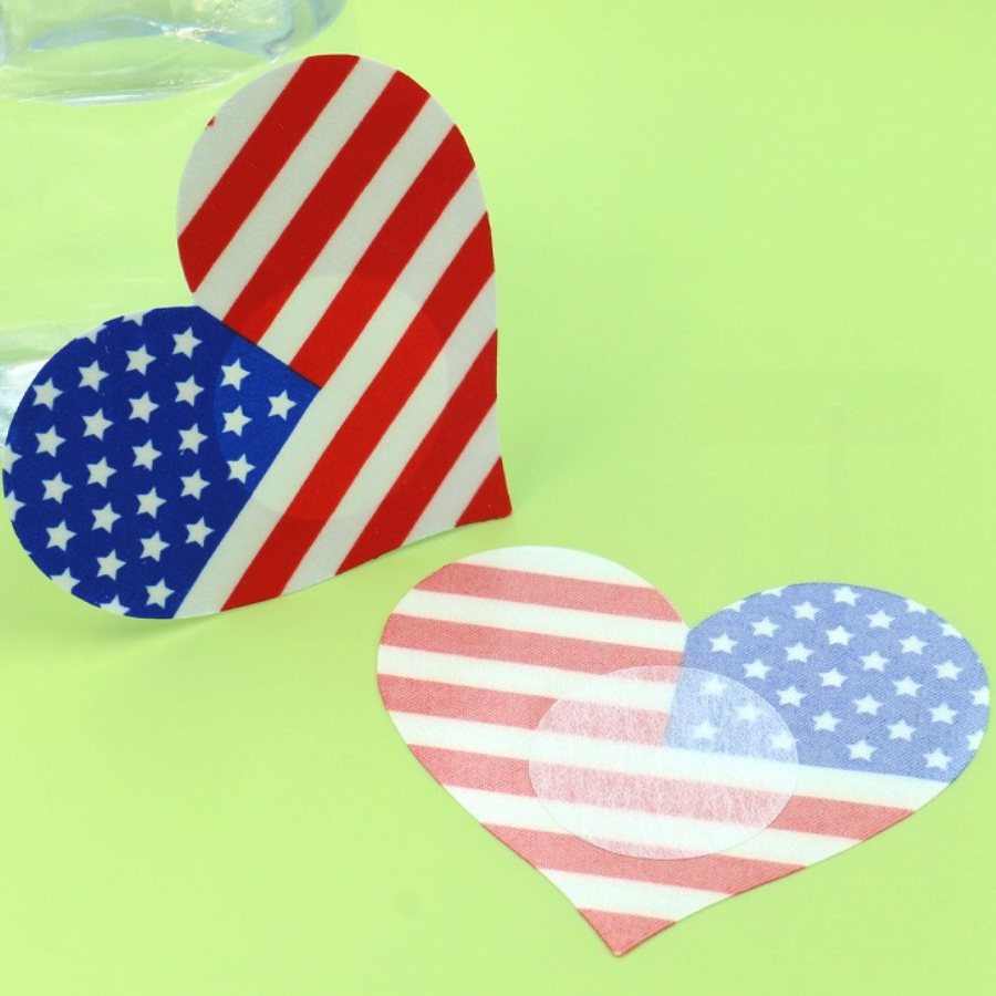 10pairs Light Reactive America - Nipple Cover Pasties ulasan dan harga