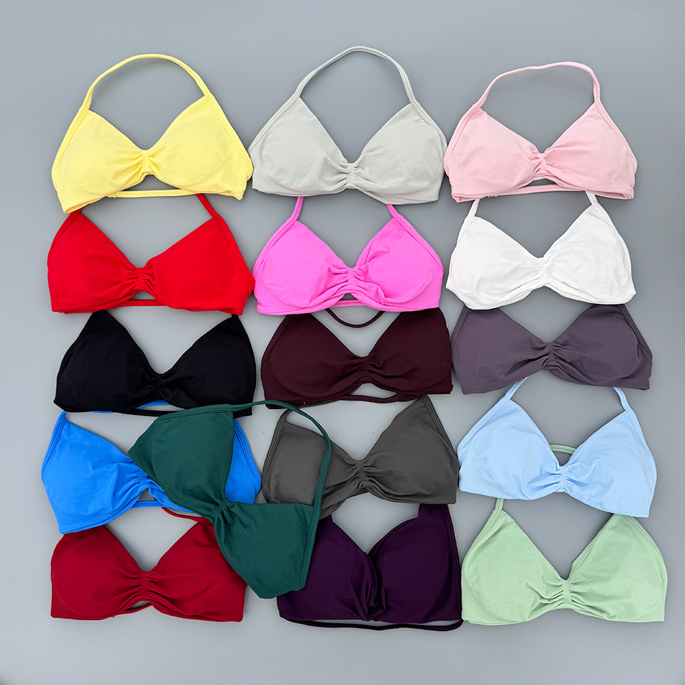 Strappy Bra Gym Top Women High - Sports Bra High Impact ulasan dan harga